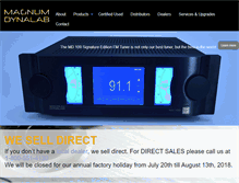 Tablet Screenshot of magnumdynalab.com